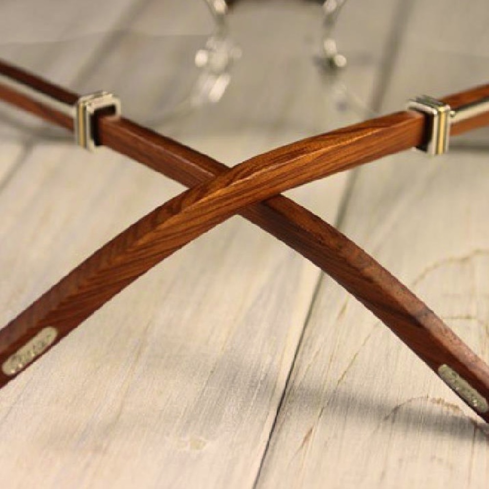 Vintage Wood Silver Cartier